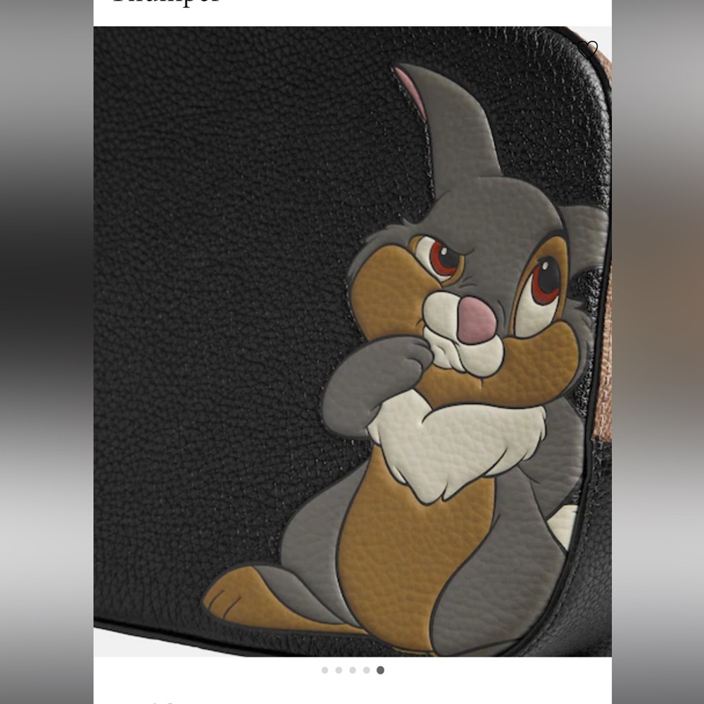 NWT Coach Disney “Bambi” Thumper Camera Bag - Picture 10 of 11